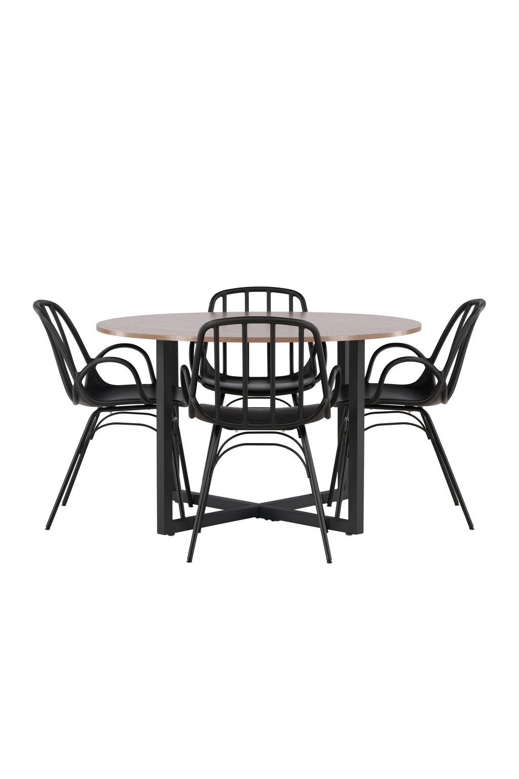 gr23156_10_os Dining Set Durango Mit Den Stühlen Dyrön Rundes Essgruppen Set Default Title