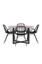 gr23156_10_os Dining Set Durango Mit Den Stühlen Dyrön Rundes Essgruppen Set Default Title