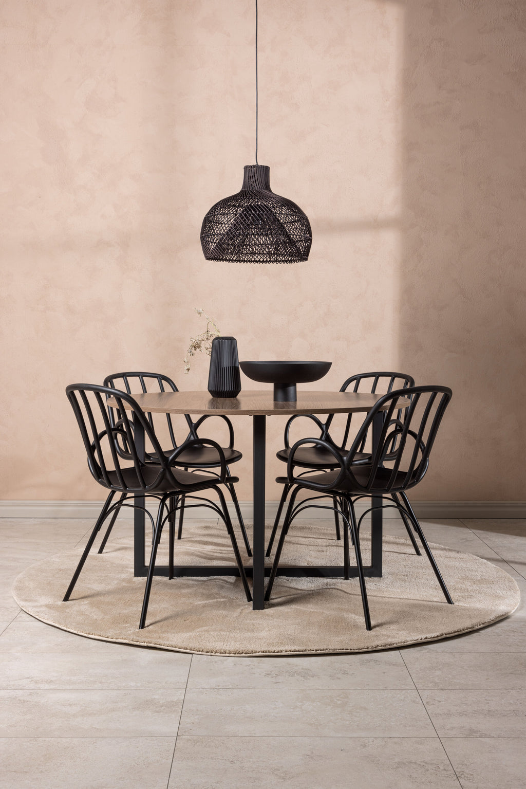 gr23156_1_m Dining Set Durango Mit Den Stühlen Dyrön Rundes Essgruppen Set