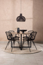 gr23156_1_m Dining Set Durango Mit Den Stühlen Dyrön Rundes Essgruppen Set