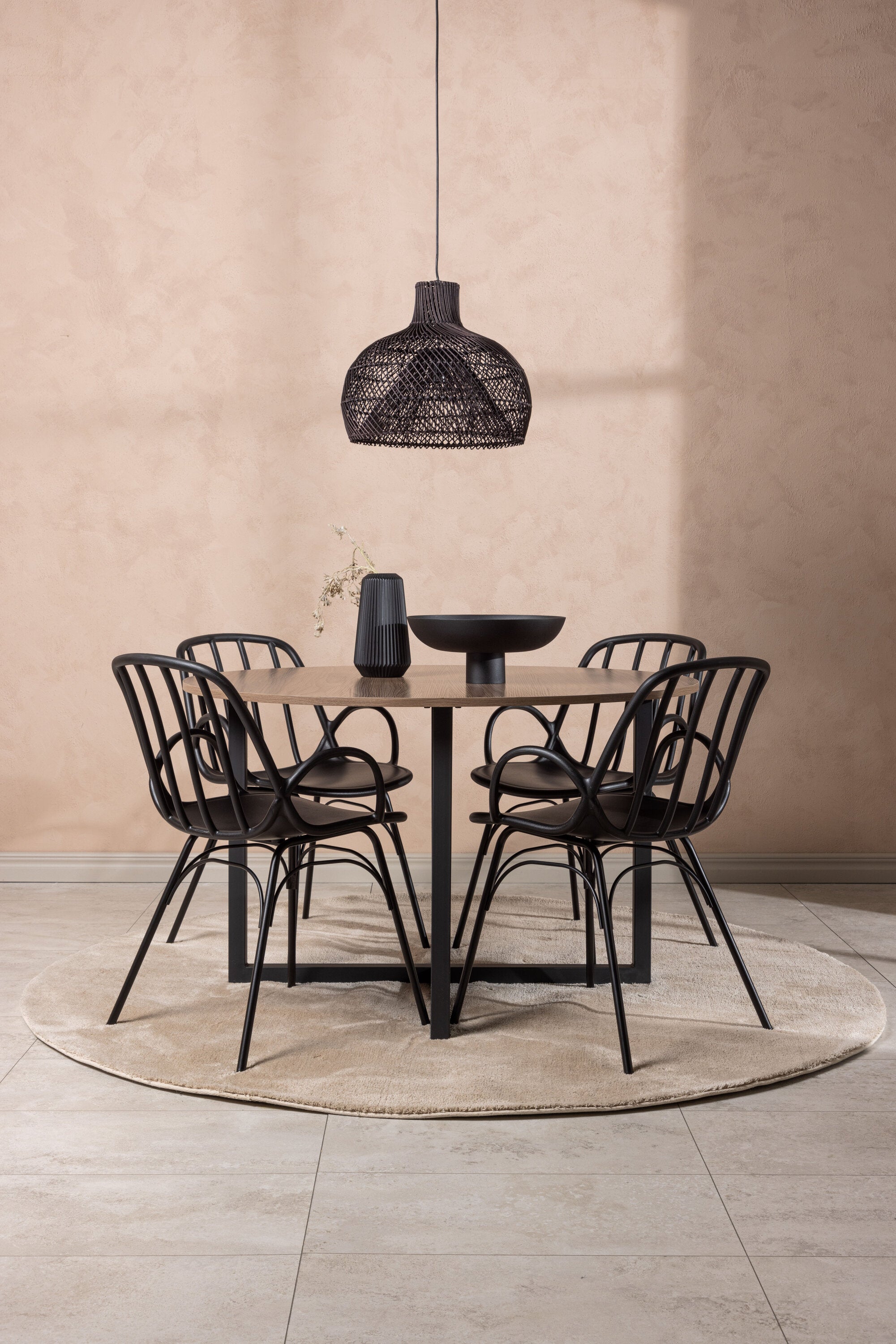 gr23156_1_m Dining Set Durango Mit Den Stühlen Dyrön Rundes Essgruppen Set