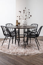 gr23198_1_m Dining Set Copenhagen Mit Den Stühlen Dyrön Rundes Essgruppen Set