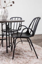 gr23198_3_m Dining Set Copenhagen Mit Den Stühlen Dyrön Rundes Essgruppen Set