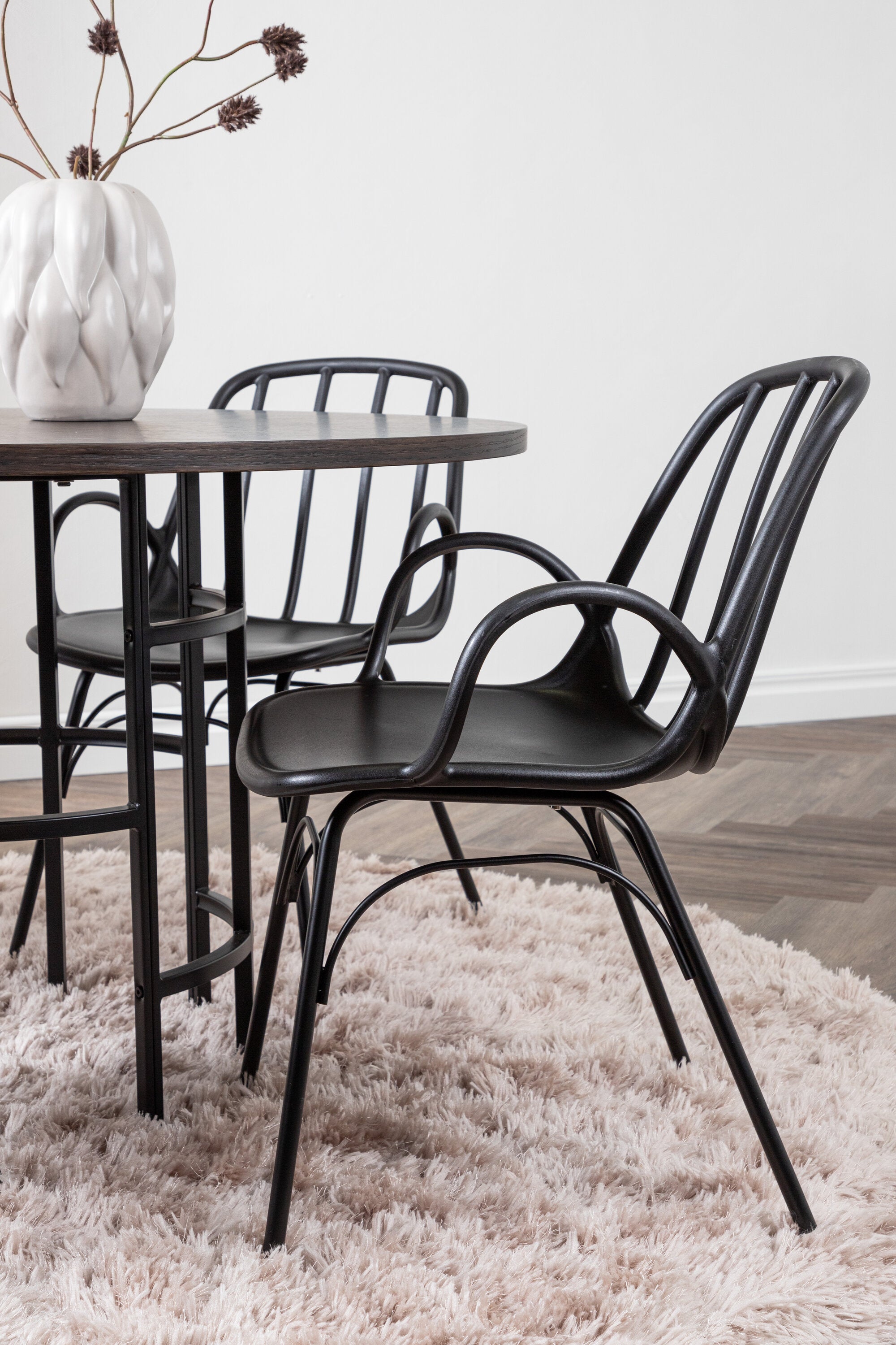 gr23198_3_m Dining Set Copenhagen Mit Den Stühlen Dyrön Rundes Essgruppen Set