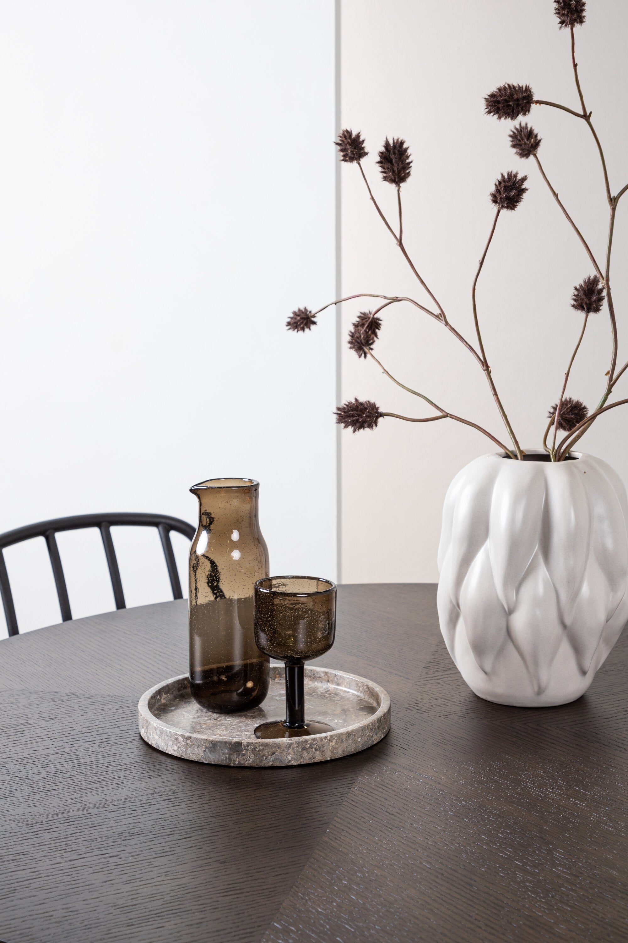 gr23198_5_m Dining Set Copenhagen Mit Den Stühlen Dyrön Rundes Essgruppen Set