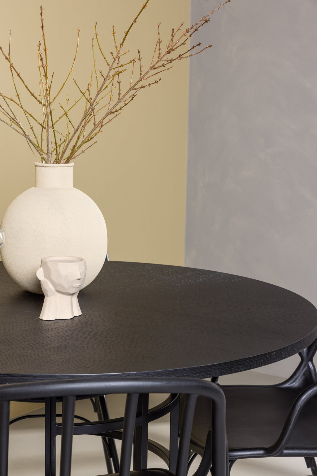 gr23214_5_m Dining Set Copenhagen Mit Den Stühlen Dyrön Rundes Essgruppen Set