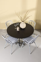 gr23215_1_m Esszimmer Set Copenhagen Mit Den Stühlen Dyrön Rundes Essgruppen Set