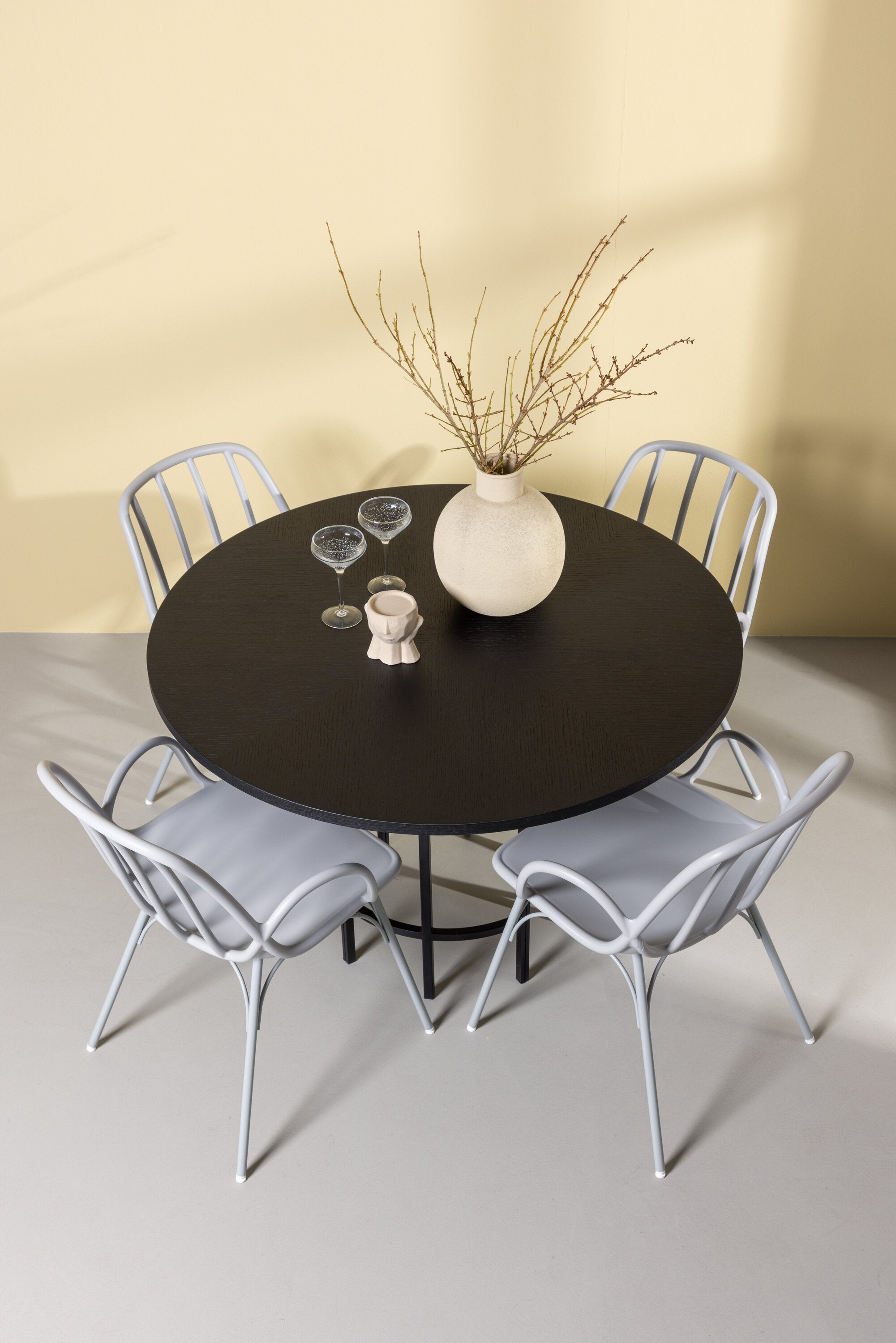 gr23215_1_m Esszimmer Set Copenhagen Mit Den Stühlen Dyrön Rundes Essgruppen Set