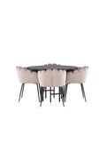gr23217_10_os Copenhagen Runder Esstisch Set Rundes Essgruppen Set Table: ⌀115 Chair: 51x76,5x46