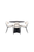 gr23249_10_os Bootcut Round Dining Set Rundes Essgruppen Set Default Title