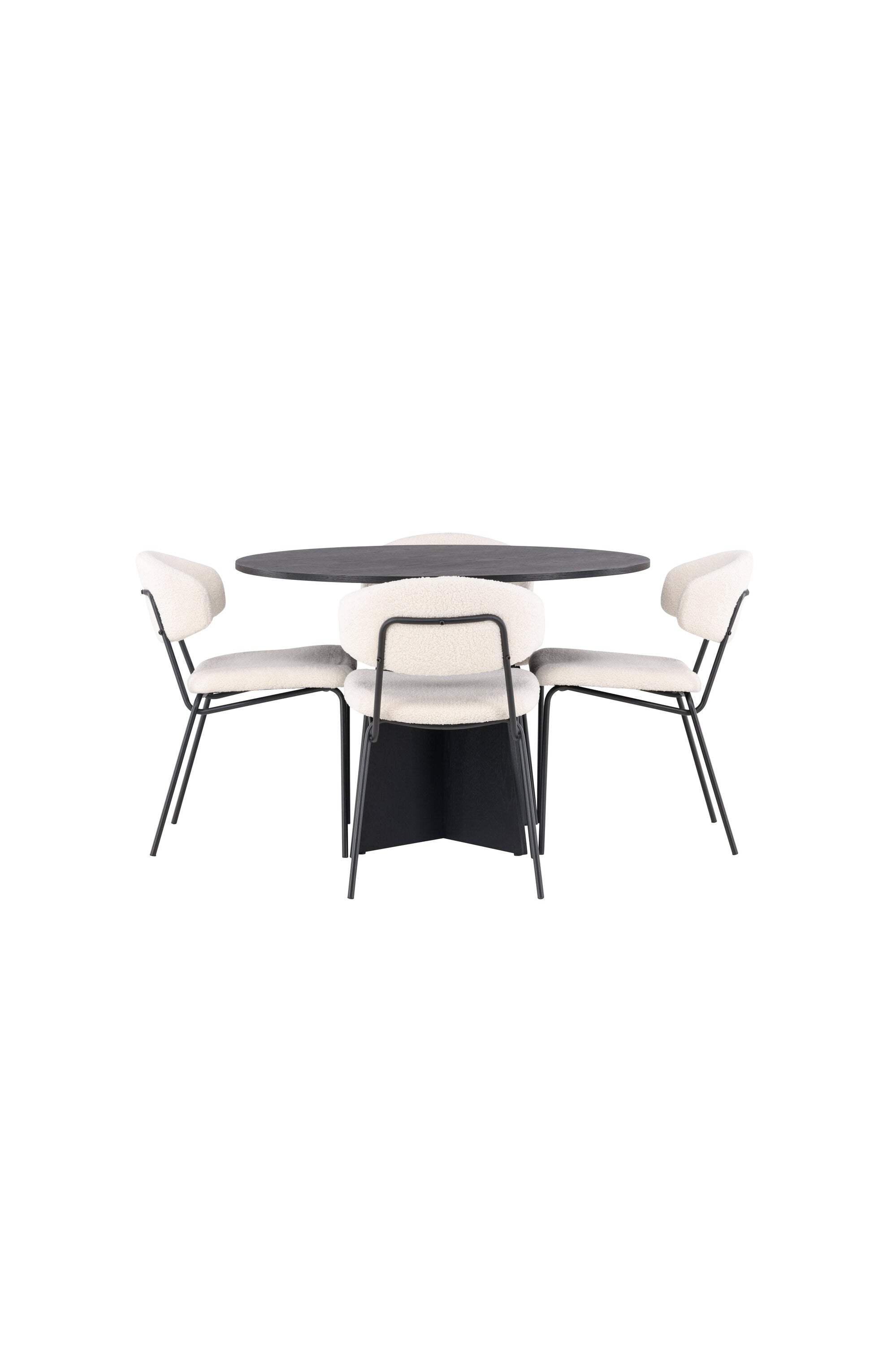 gr23249_10_os Bootcut Round Dining Set Rundes Essgruppen Set Default Title