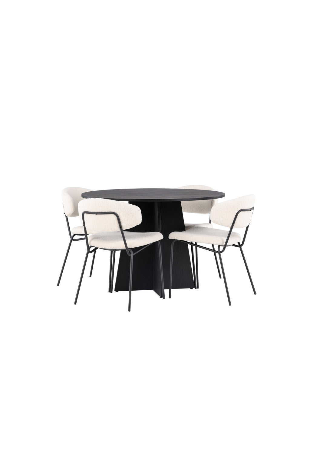 gr23249_11_os Bootcut Round Dining Set Rundes Essgruppen Set