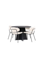 gr23249_11_os Bootcut Round Dining Set Rundes Essgruppen Set