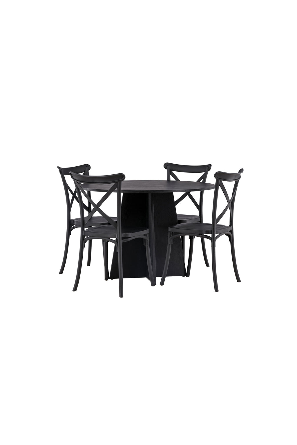 gr23250_11_os Bootcut Round Dining Set Rundes Essgruppen Set