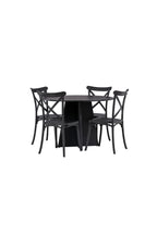 gr23250_11_os Bootcut Round Dining Set Rundes Essgruppen Set