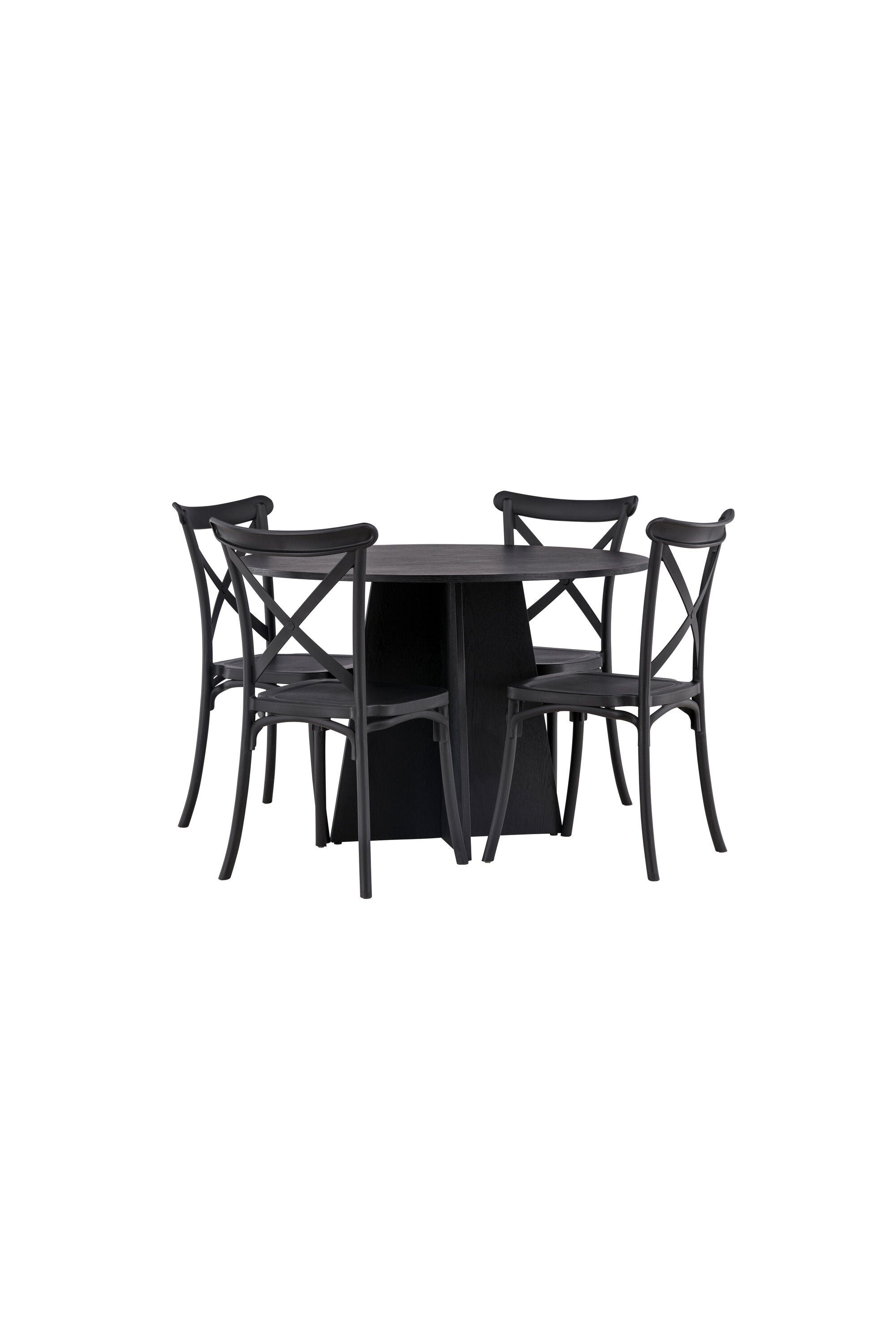 gr23250_11_os Bootcut Round Dining Set Rundes Essgruppen Set