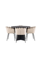 gr23254_10_os Bootcut Round Dining Set Rundes Essgruppen Set Default Title