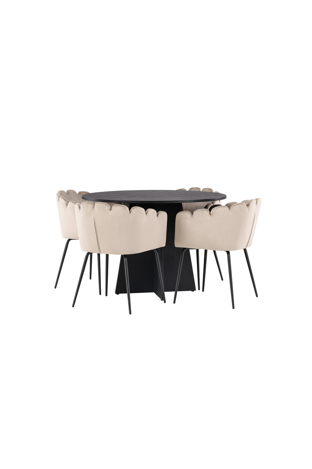 gr23254_11_os Bootcut Round Dining Set Rundes Essgruppen Set