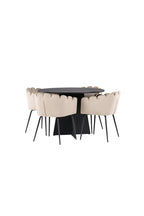 gr23254_11_os Bootcut Round Dining Set Rundes Essgruppen Set