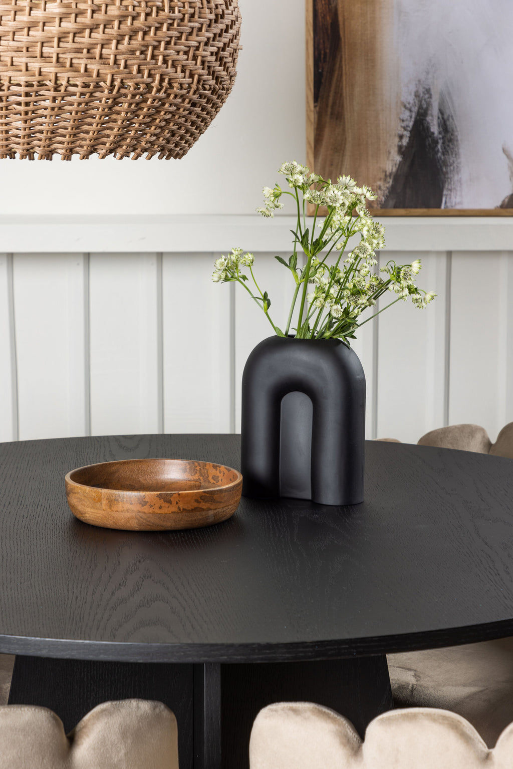 gr23254_5_m Bootcut Round Dining Set Rundes Essgruppen Set