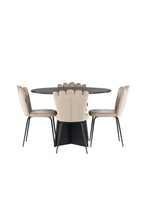 gr23255_10_os Bootcut Round Dining Set Rundes Essgruppen Set Default Title