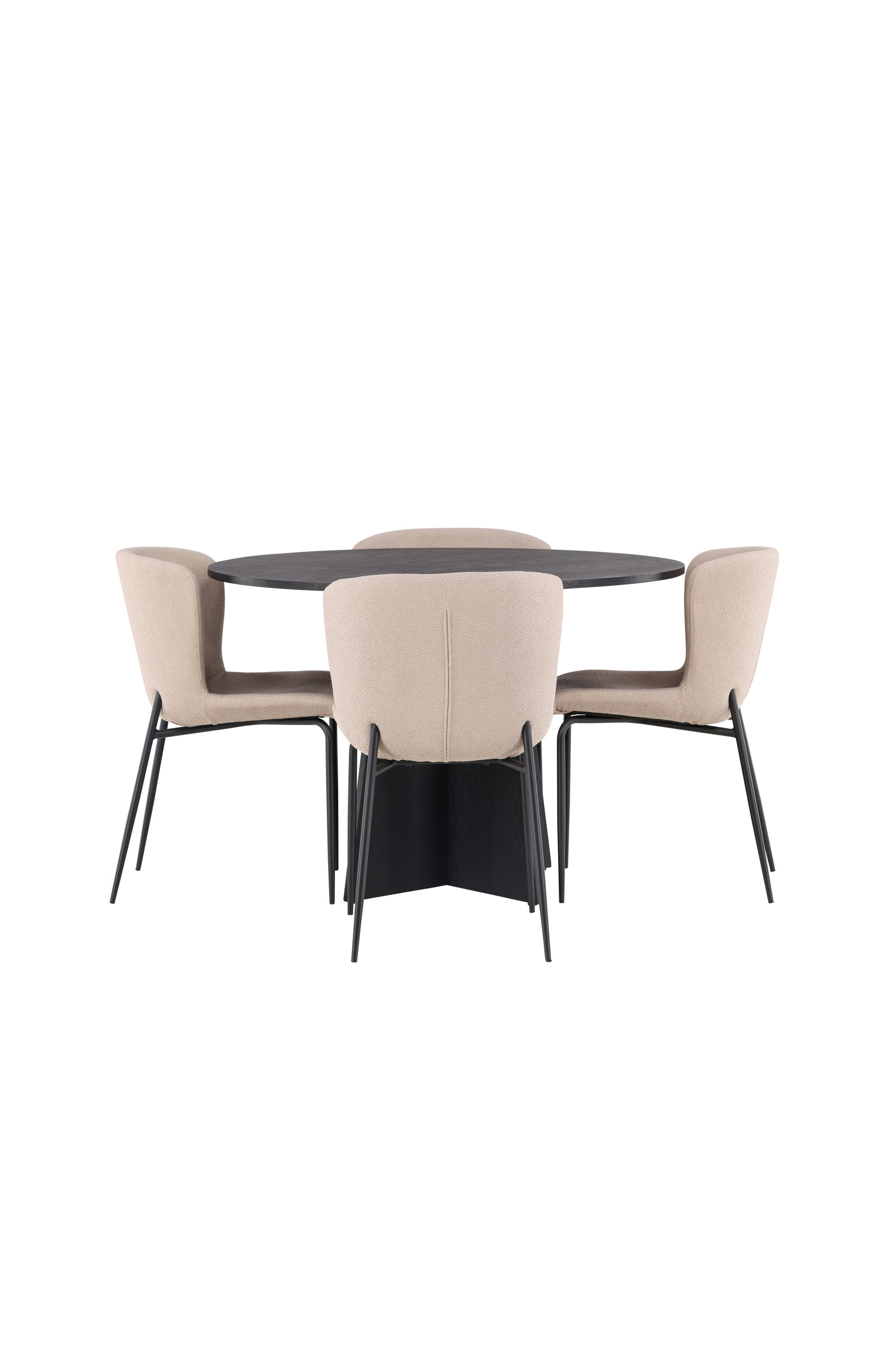 gr23256_10_os Bootcut Round Dining Set Rundes Essgruppen Set Default Title