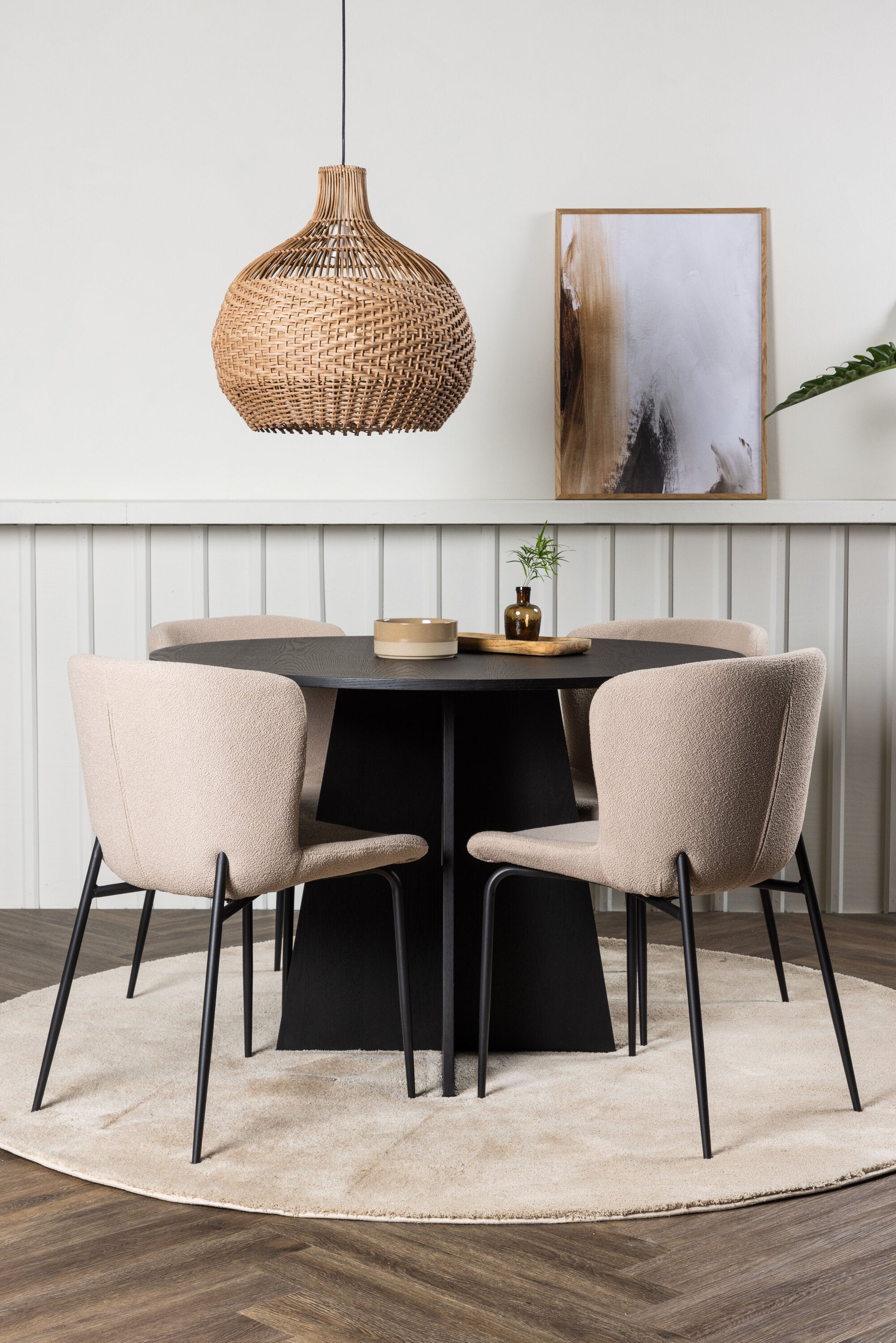 gr23256_1_m Bootcut Round Dining Set Rundes Essgruppen Set