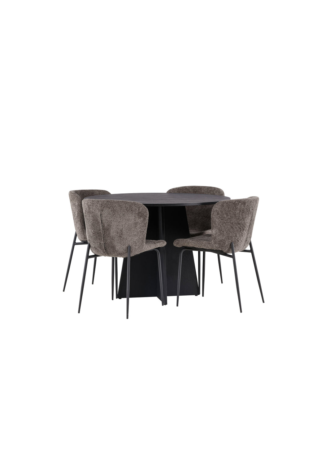 gr23257_11_os Bootcut Round Dining Set Rundes Essgruppen Set