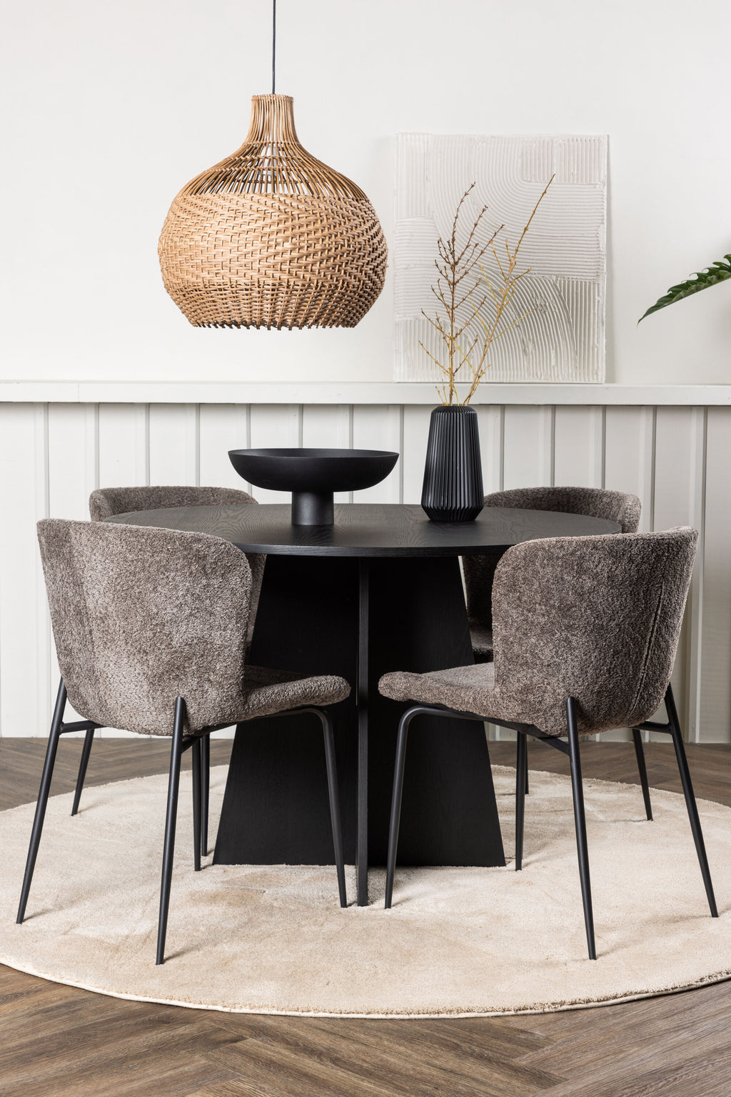 gr23257_1_m Bootcut Round Dining Set Rundes Essgruppen Set
