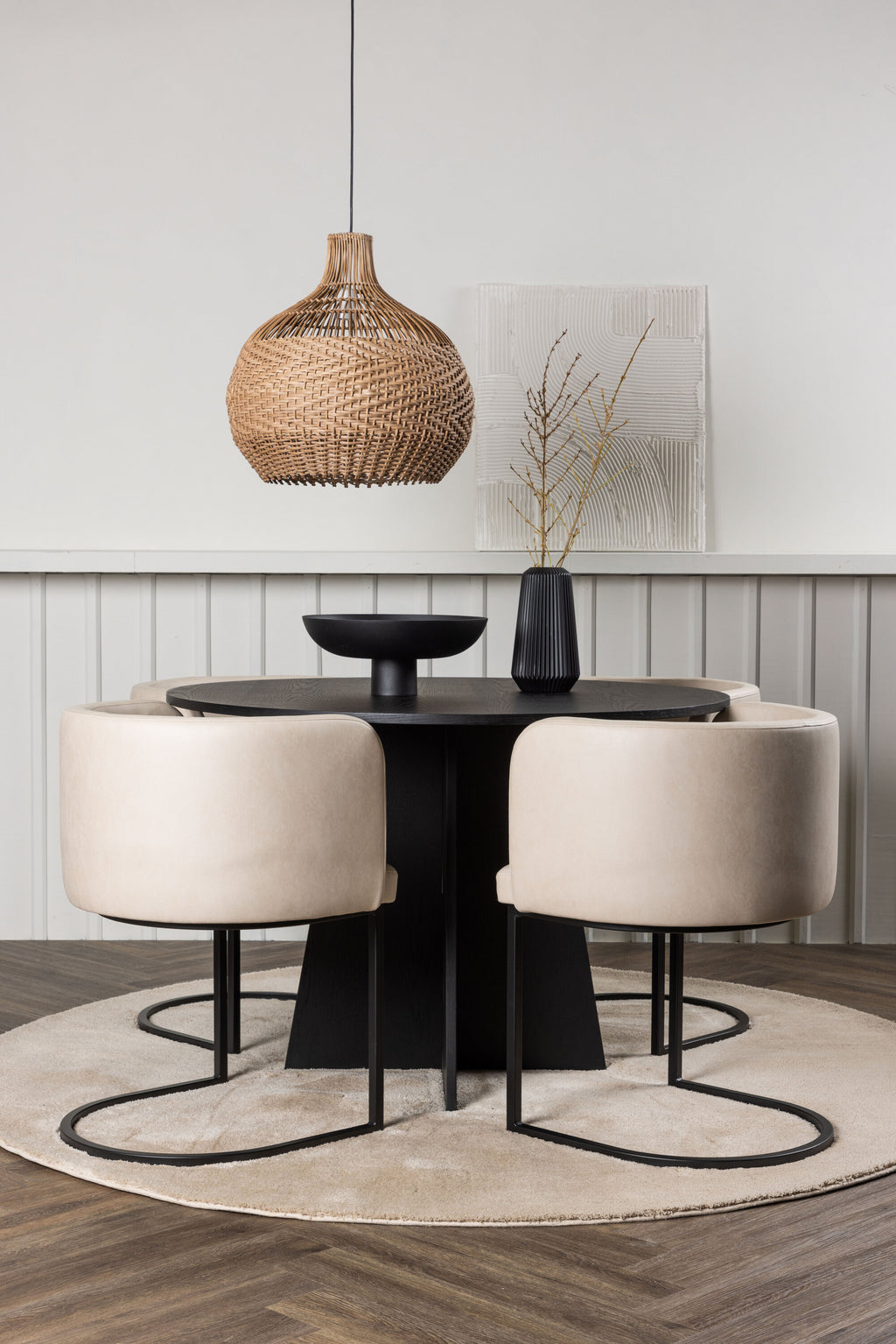 gr23261_1_m Bootcut Round Dining Set Rundes Essgruppen Set