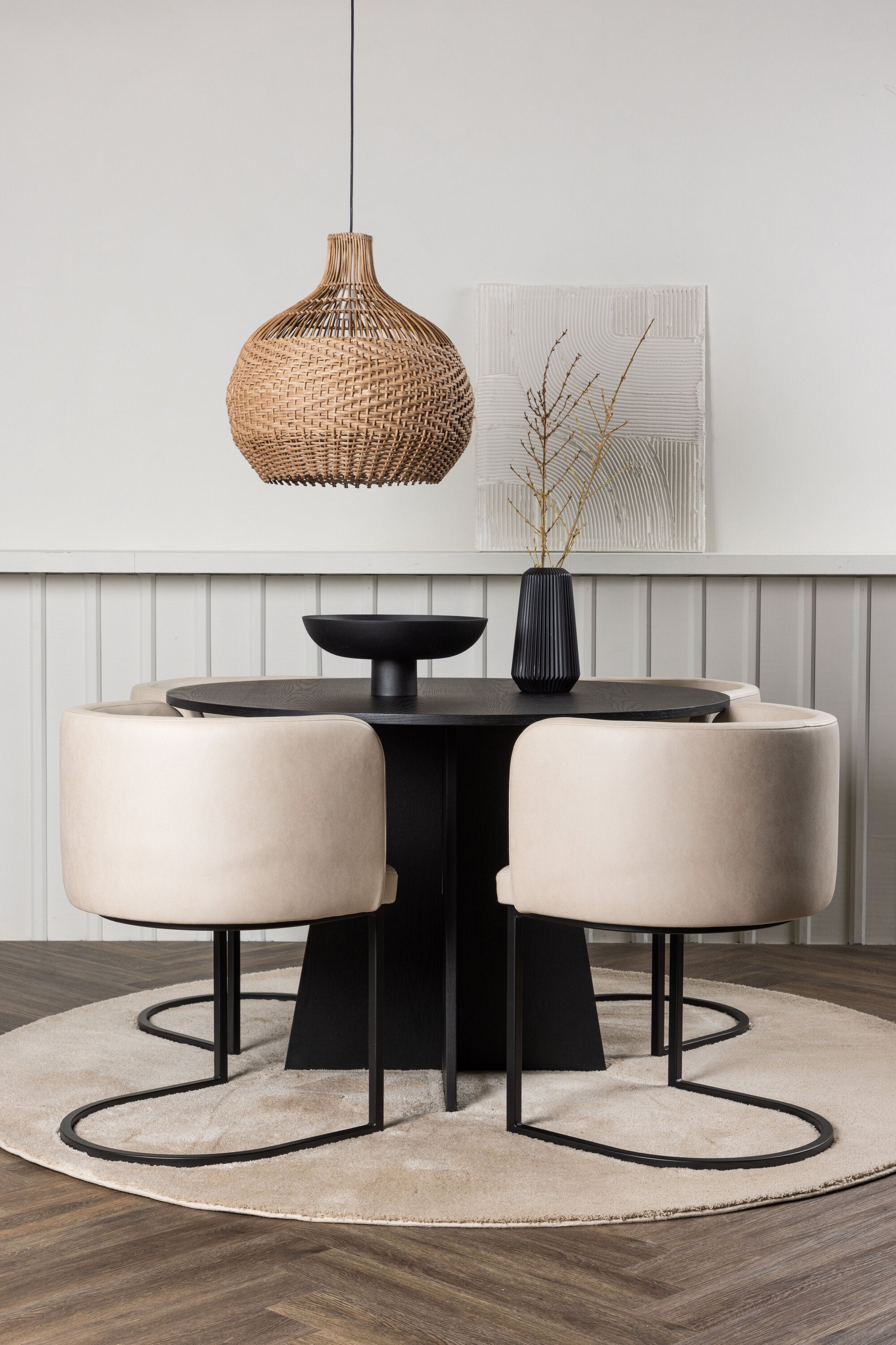 gr23261_1_m Bootcut Round Dining Set Rundes Essgruppen Set