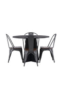 gr23262_10_os Bootcut Runder Esstisch Set Rundes Essgruppen Set Table: ⌀110 Chair: 53x85x45