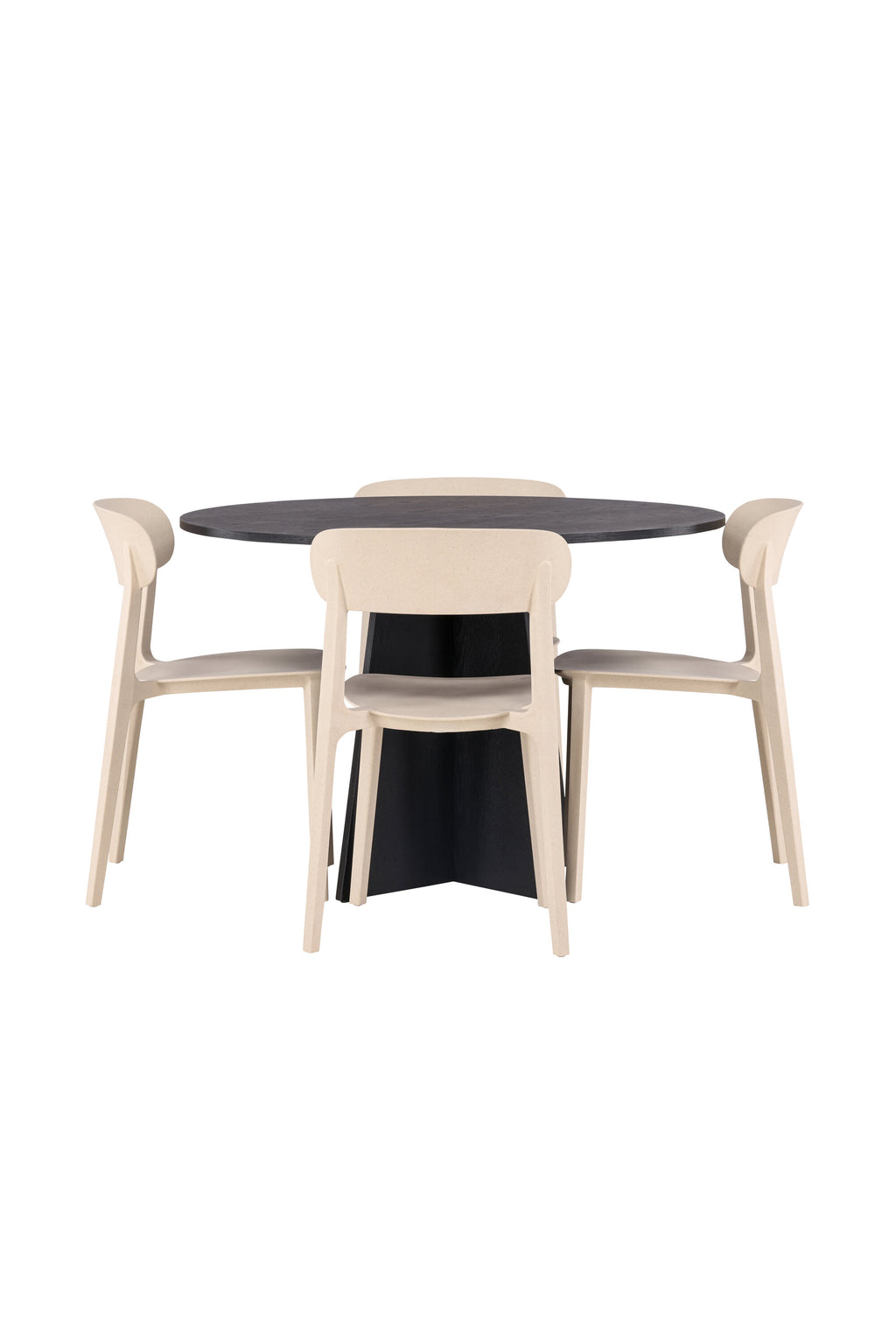 gr23266_10_os Bootcut Round Dining Set Rundes Essgruppen Set Default Title