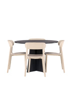 gr23266_10_os Bootcut Round Dining Set Rundes Essgruppen Set Default Title