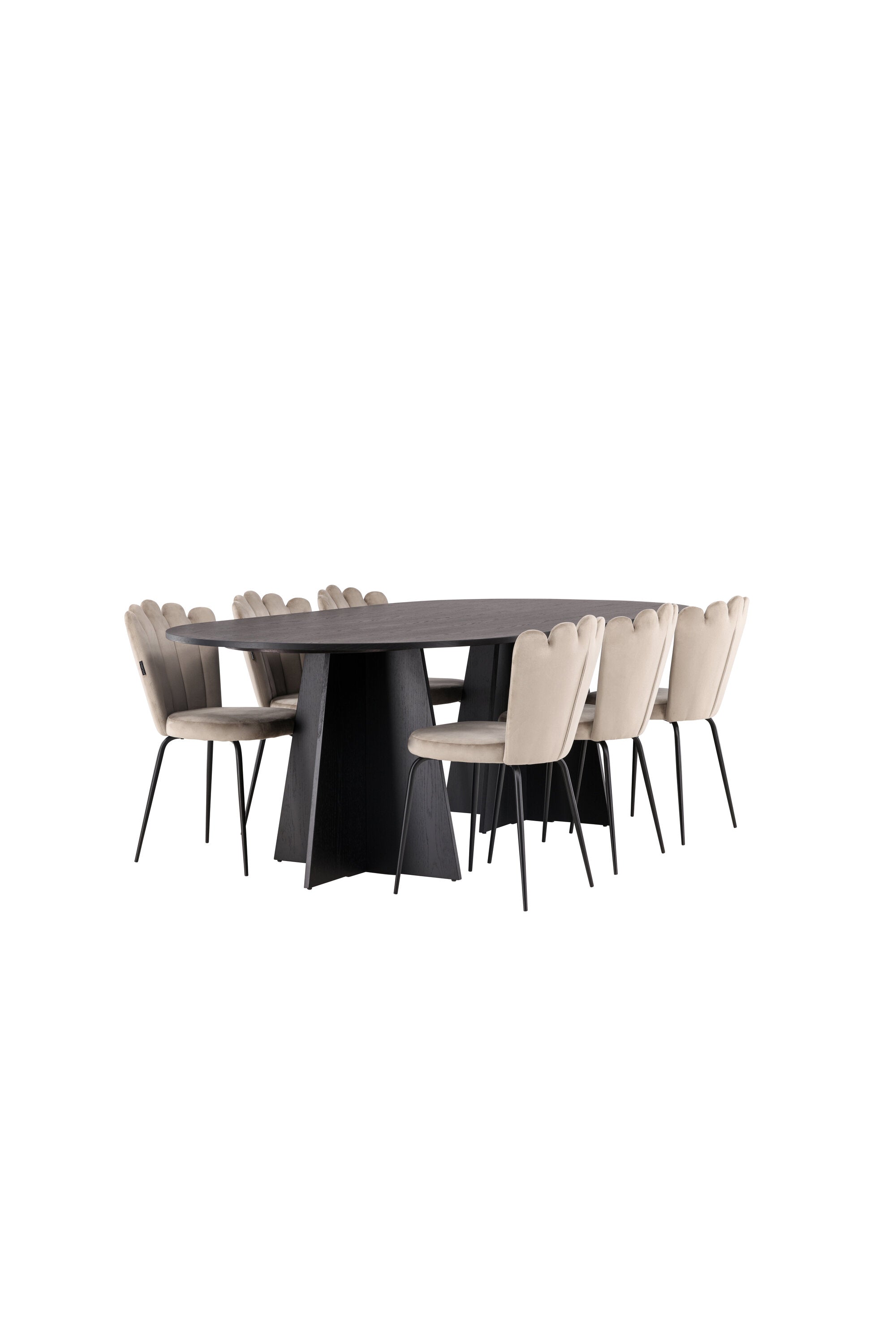 gr23277_11_os Dining Set Bootcut Mit Den Stühlen Limhamn Ovales Essgruppen Set