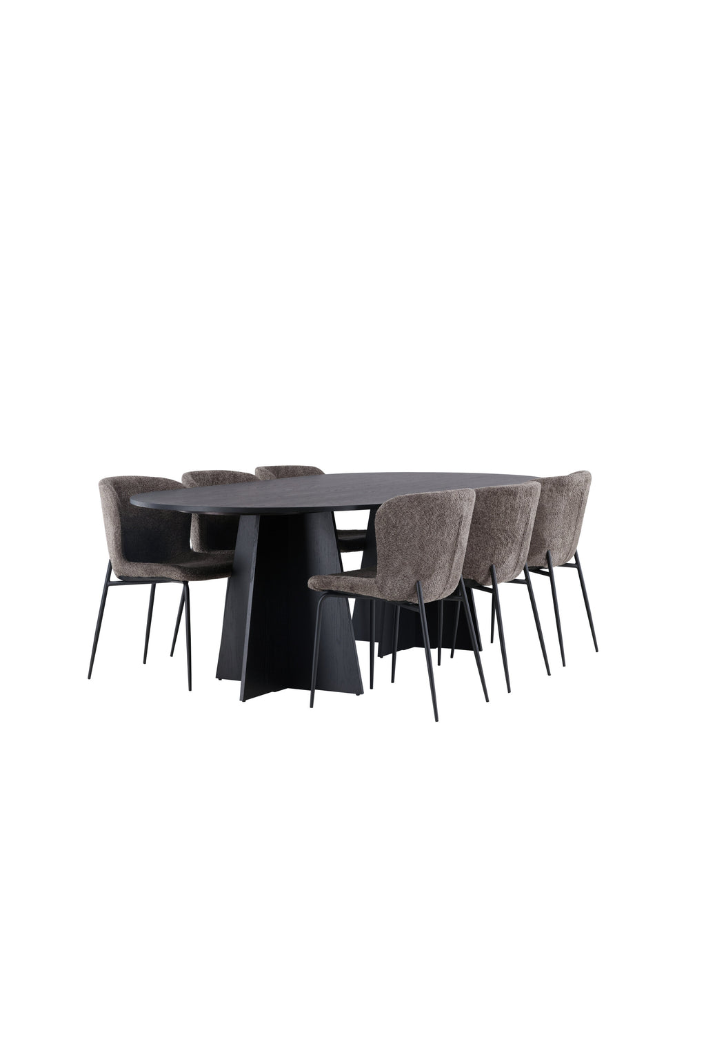 gr23278_11_os Dining Set Bootcut Mit Den Stühlen Modesto Ovales Essgruppen Set