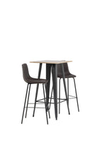 gr23435_11_os Bargarnitur Tempe Mit Den Stühlen Alexi Rechteckiges Essgruppen Set