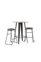 Bargarnitur Tempe mit den Hocker Ozark