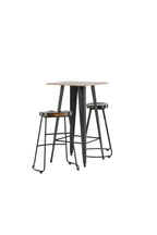 Bargarnitur Tempe mit den Hocker Ozark