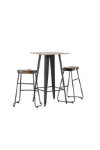 Bargarnitur Tempe mit den Hocker Ozark