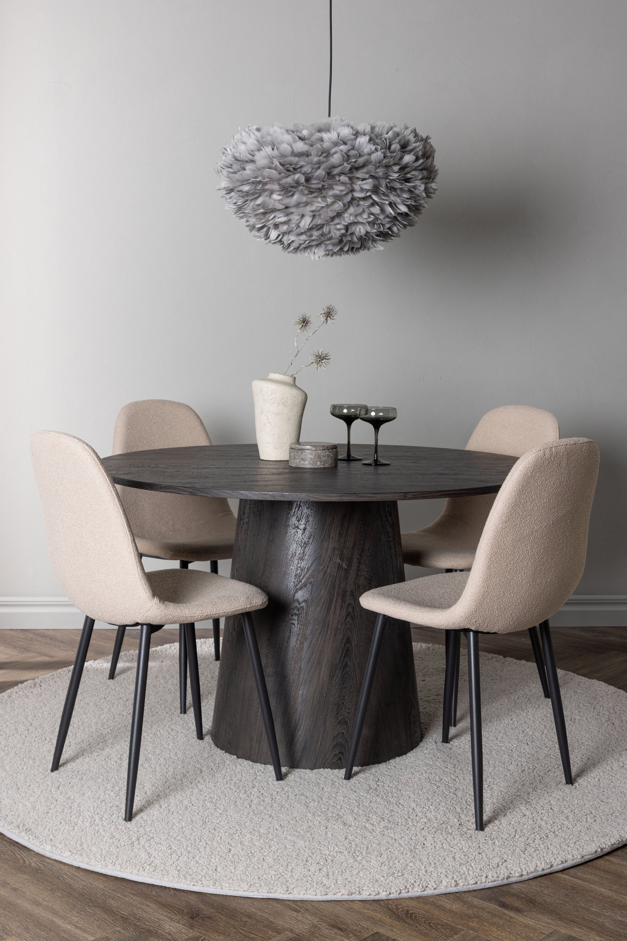 gr23472_1_m Essgarnitur Lanzo Mit Den Stühlen Polar Rundes Essgruppen Set