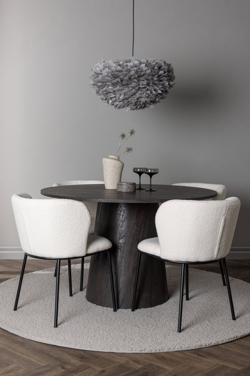 gr23475_1_m Dining Set Lanzo Mit Den Stühlen Edina Rundes Essgruppen Set