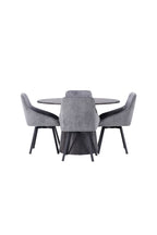 gr23476_10_os Dining Set Lanzo Mit Den Stühlen Rosie Rundes Essgruppen Set Default Title