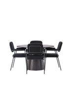 gr23478_10_os Esszimmer Set Lanzo Mit Den Stühlen Yesterday Rundes Essgruppen Set Default Title