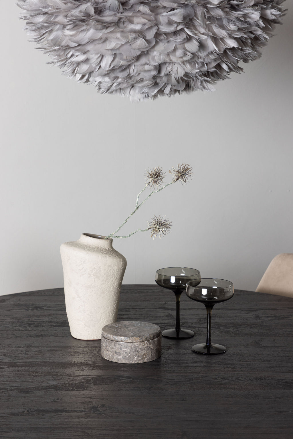 gr23480_5_m Esszimmer Set Lanzo Mit Den Stühlen Night Rundes Essgruppen Set