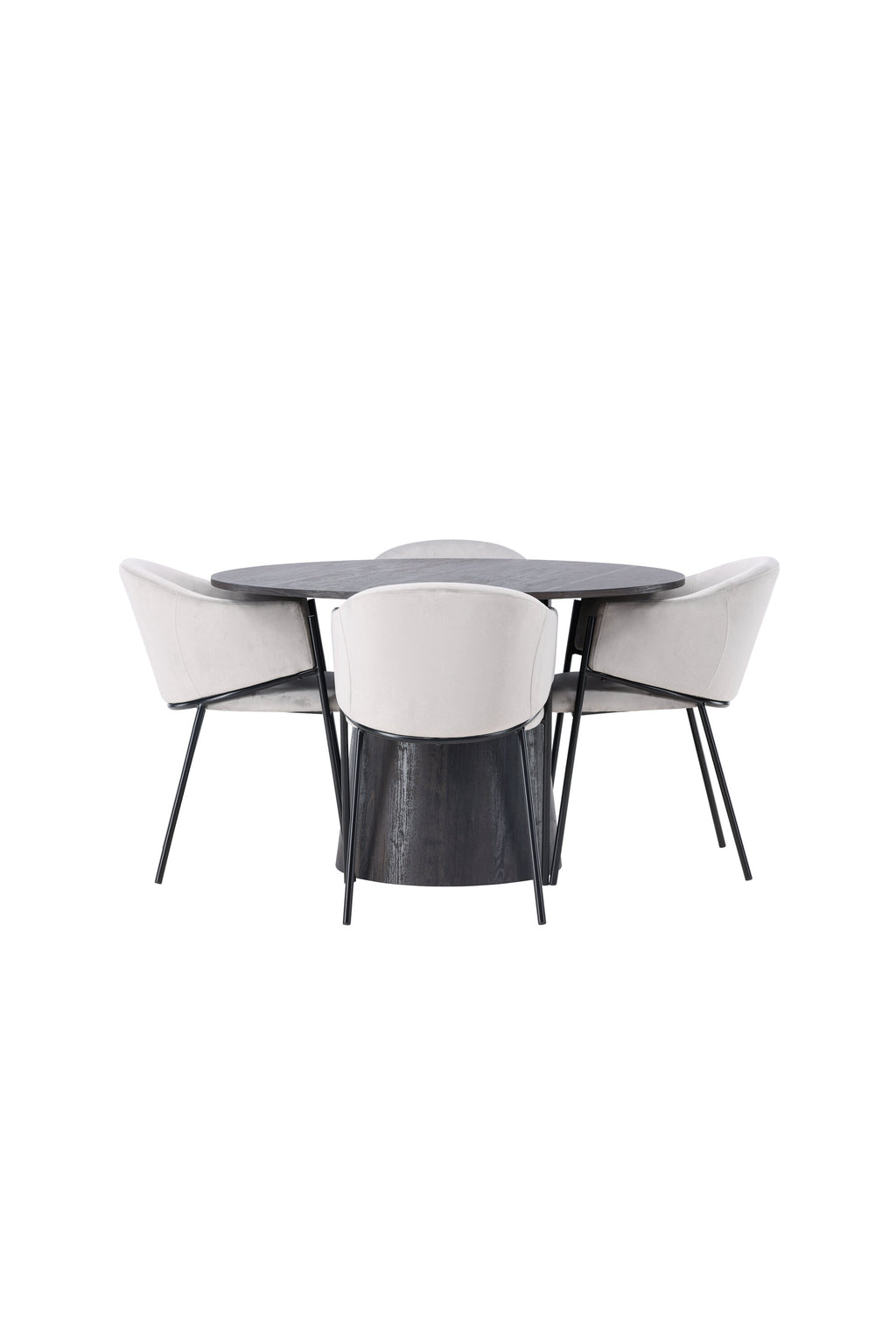 gr23481_10_os Esszimmer Set Lanzo Mit Den Stühlen Evelina Rundes Essgruppen Set Default Title