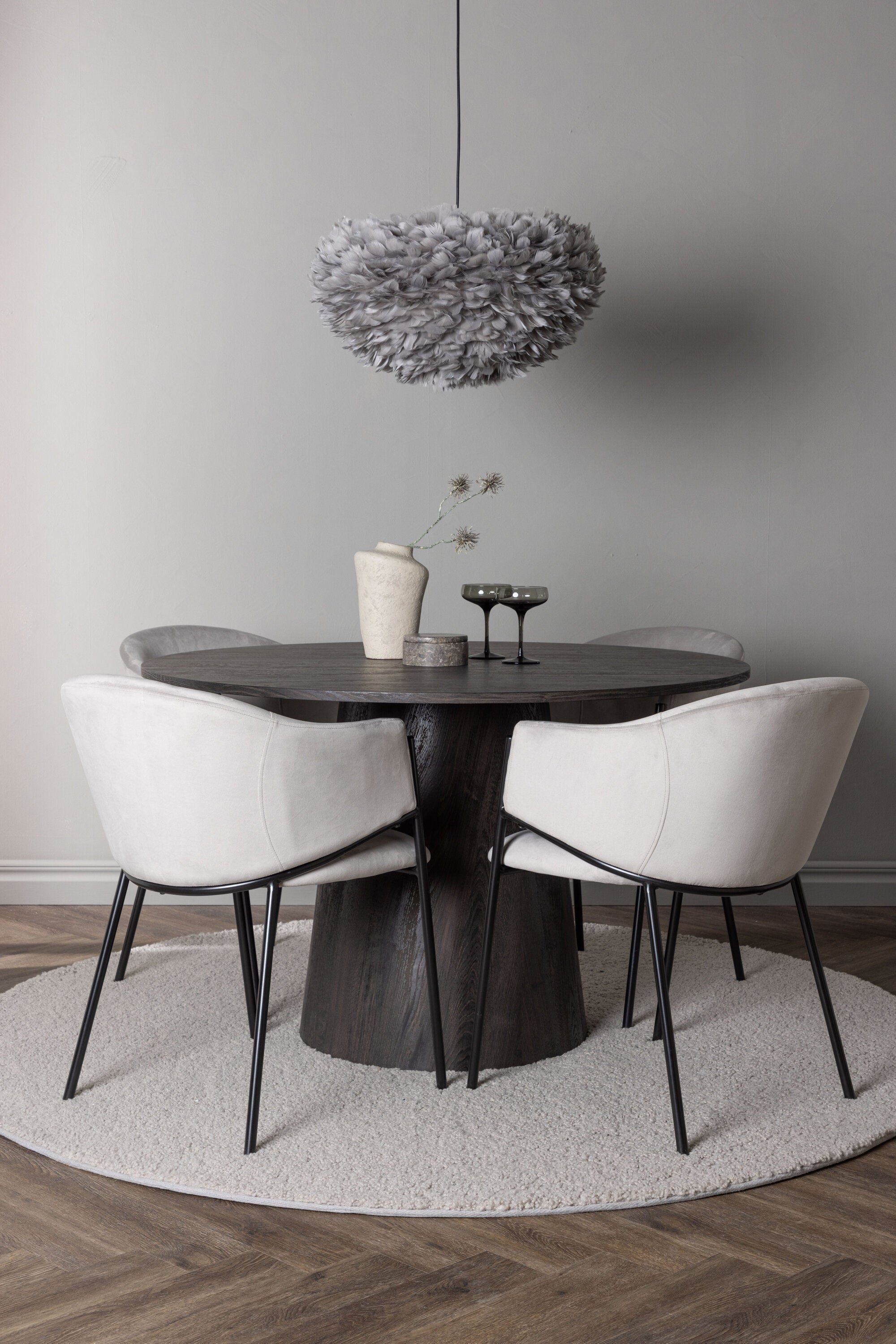 gr23481_1_m Esszimmer Set Lanzo Mit Den Stühlen Evelina Rundes Essgruppen Set