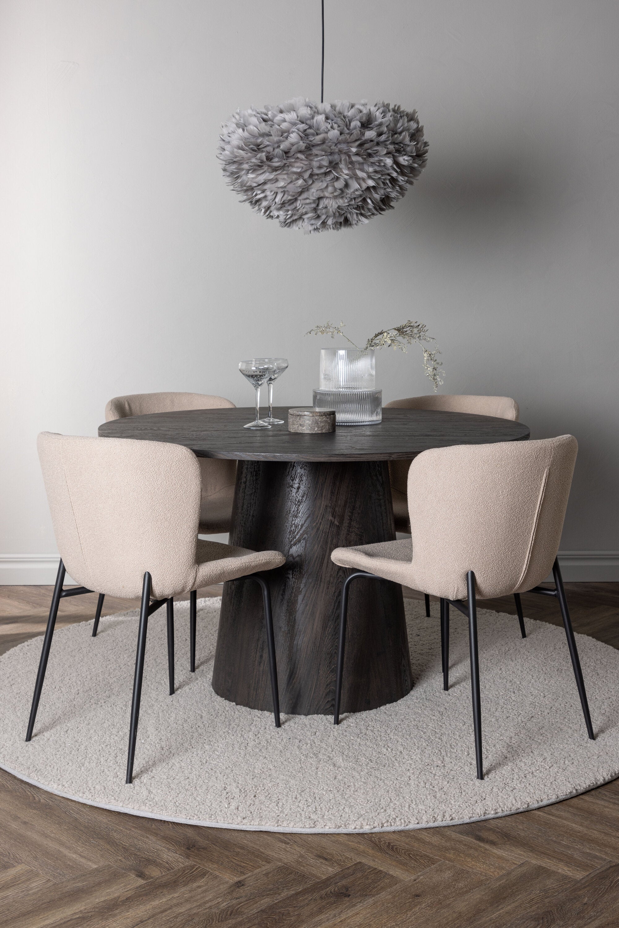 gr23483_1_m Dining Set Lanzo Mit Den Stühlen Modesto Rundes Essgruppen Set