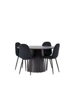 gr23487_11_os Esszimmer Set Lanzo Mit Den Stühlen Polar Rundes Essgruppen Set