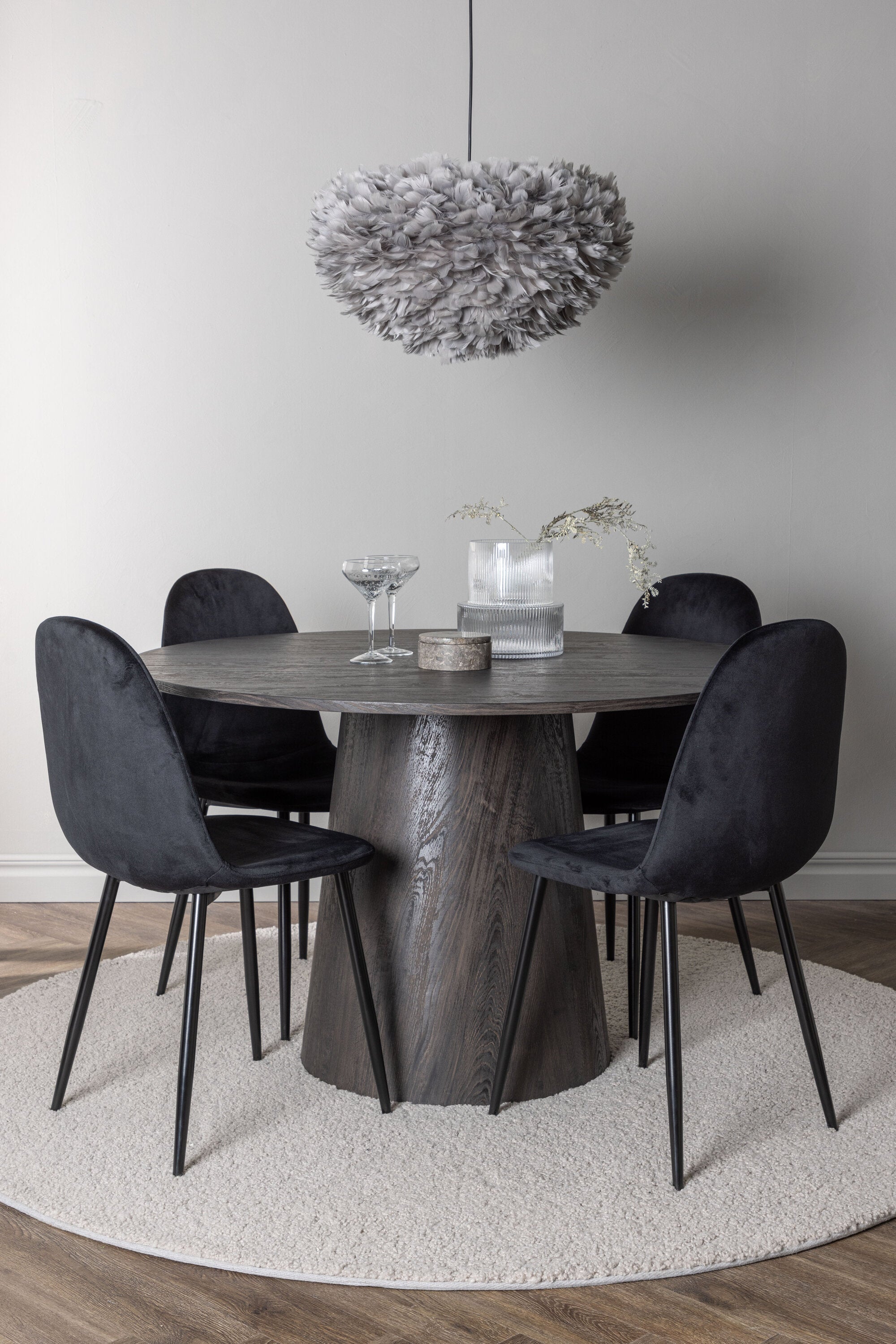 gr23487_1_m Esszimmer Set Lanzo Mit Den Stühlen Polar Rundes Essgruppen Set